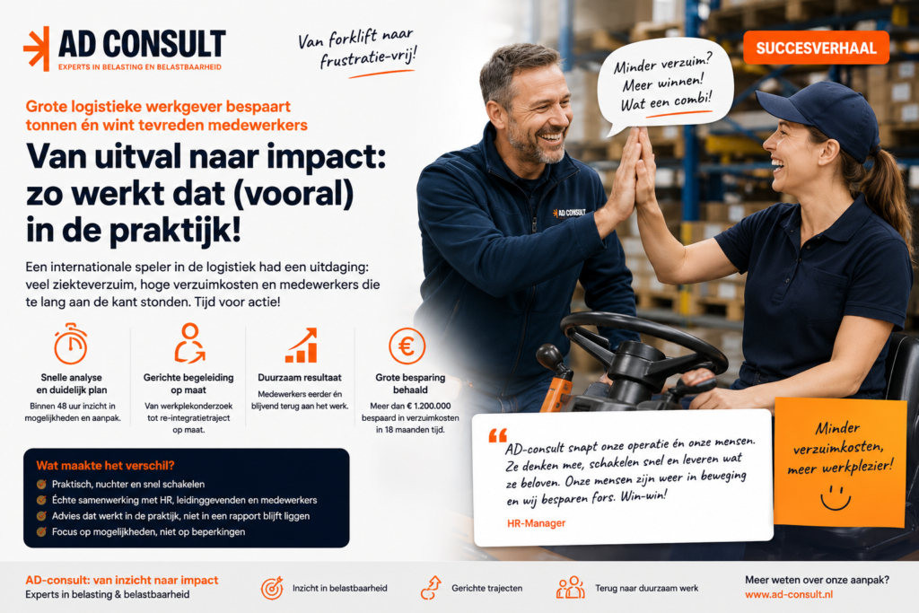 succesverhaal blog minder stilstand